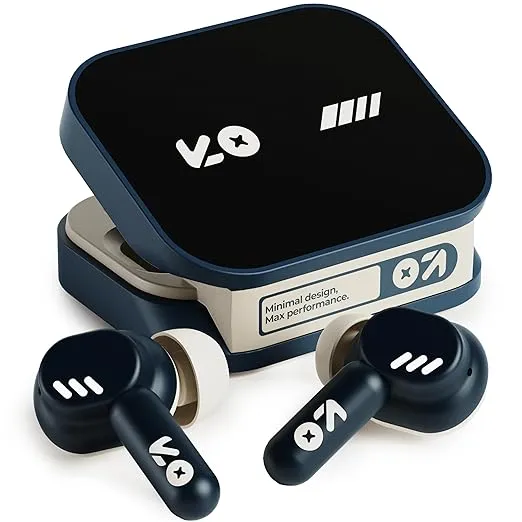 Stylish Wireless Bluetooth Earbuds with Compact Charging Case